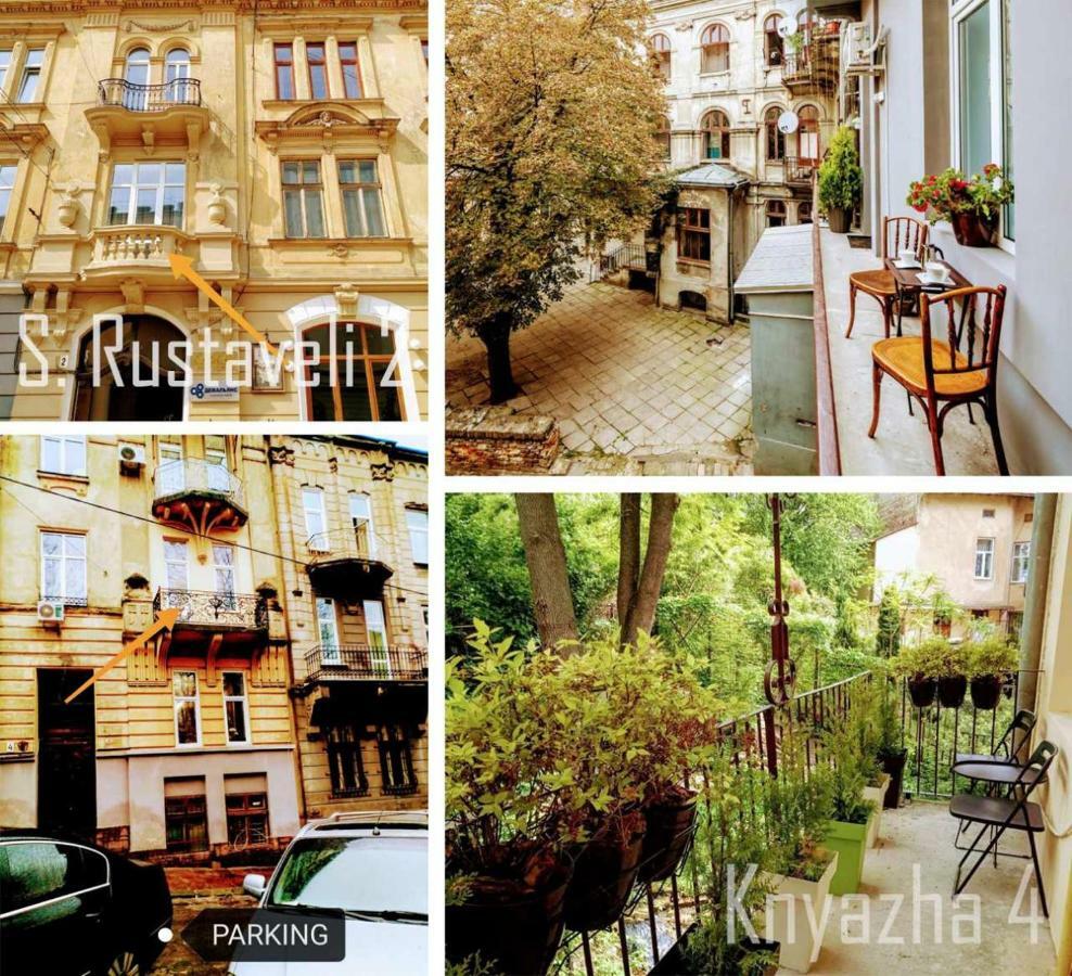 Family Apartments In Lviv Center With Balcony Buitenkant foto